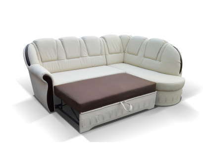 Klassische Ecksofa Schlafsofa Couch Polster Eckgarnitur Ecksofa Textil