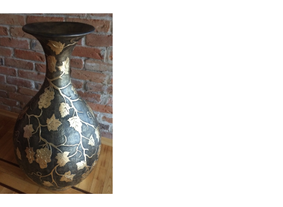 XXL Vase Tisch Dekoration Deko Vasen Antik Stil Skulptur Figur Kelch Rom 92cm