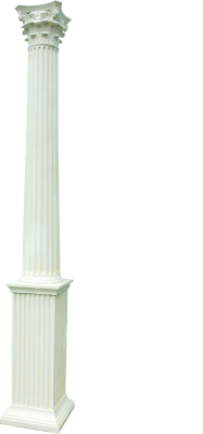 313 cm XXL Big Säule Stil 1900 Alt Griechischer Antiker Stil Restaurant Caffee