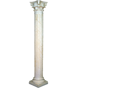 XXL Griechische Säule Antik Stil Design Säulen Luxus Stützen Neu 224cm Groß Neu