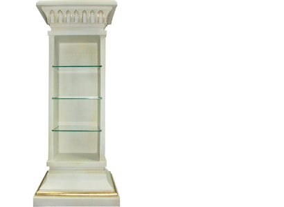 Design Vitrine Regal Glas Bar Säule Schrank Vitrinen Regale Schrank Wohnzimmer