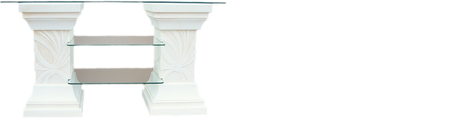Design Vitrine Regal Glas Säule Vitrinen Regale TV Schrank Wohnzimmer 1841 Neu
