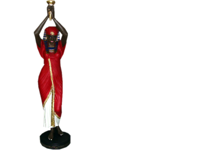 Design Stehleuchte Ägptische Frau Figur Steh Lampe Leuchten Steh Lampen Figur