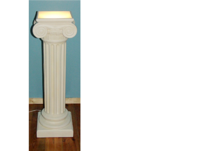 Säule Lampe Steh Leuchte Skulptur Stand Leuchten Figur Skulpturen Säulen Neu!