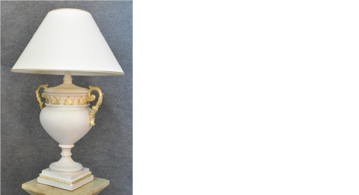 Tischlampe Vase Griffen Vasen XXL 90cm Standleuchte Lampe Tischlampen Leuchten