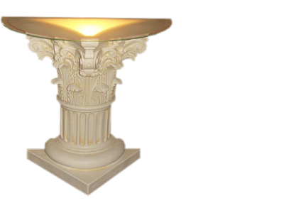 Säule Beleuchtet Dekoration Säulen Skulpturen Lampe Leuchte Figuren Skulptur neu