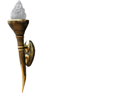 Design Wandleuchte Leuchte Lampen Wand Hänge Lampe Olympisches Feuer Wand Neu