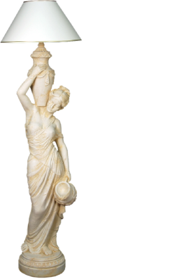 Wohnzimmer Stehlampe Leuchte Steh Leuchten XXL Design Lampe Figur Skulptur Neu