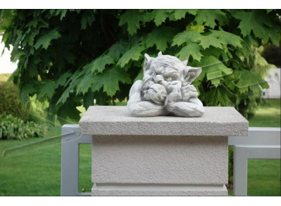 Troll 18cm Skulptur Design Figur Statue Garten Figuren Statuen