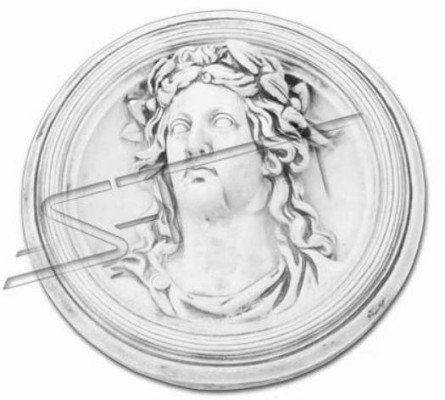 Wand Relief Tafel Bilder Bild Antik Stil Römische 3D Wand Dekoration