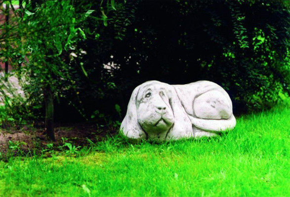 Garten Dekorative Hund Statue Skulptur Figuren Skulpturen Designer Figur