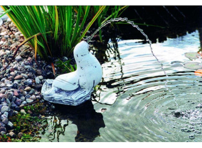 Gartenfigur Figur "Fontaine" 32cm Teichfigur Statue Steinguss