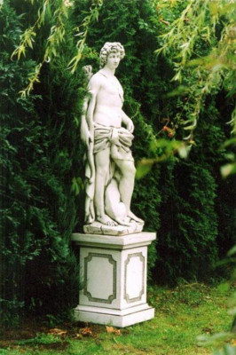 Sockel 63cm für Skulptur Design Figur Statue Garten Figuren Statuen