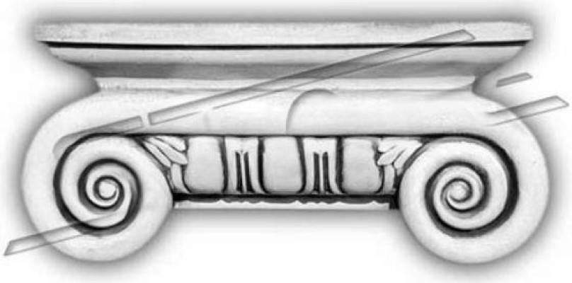 Säulen Element Sockel Kopf Abdeckung für Säule Dekor Antik Stil Garten
