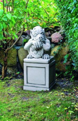 Sockel für Säulen Säule Fundament Garten Terrasse Weiß Figuren Abstellen