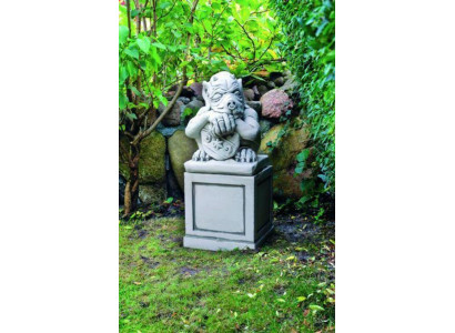 Sockel für Säulen Säule Fundament Garten Terrasse Weiß Figuren Abstellen