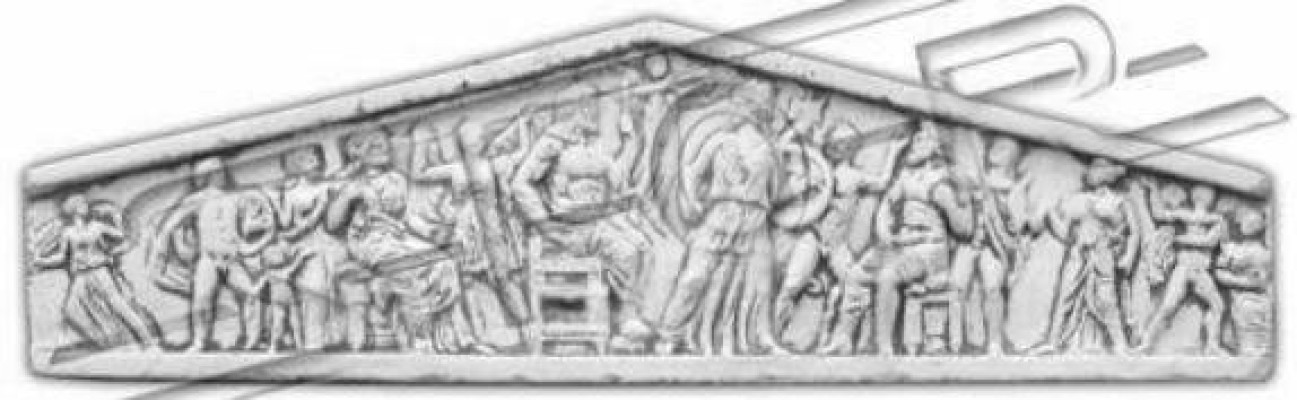 Relief Wand Dekoration Steinplatte Bild Bilder Antik Stil Garten