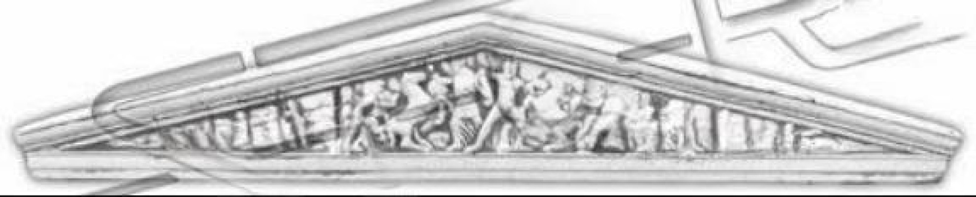 Tür Bogen Relief Antik Stil Bild Bilder Wandrelief Steinplatte Türen