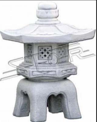 Japanischer Garten Dekoration Garten Deko Statue Figur Weiß Skulptur