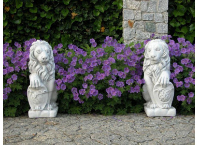 Löwe Gartenfigur Terrassen Garten Dekorative Skulptur Figuren Skulpturen