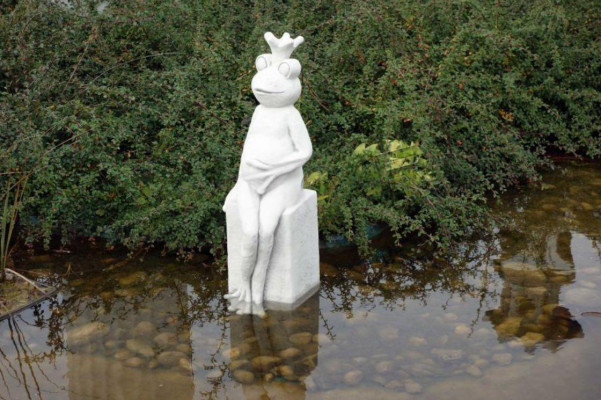 Garten Dekoration Frosch Terrasse Stein Dekorative Figuren Figur Statue