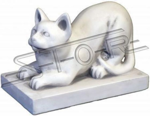Garten Dekoration Katze Terrasse Dekorative Stein Figuren Figur Statue