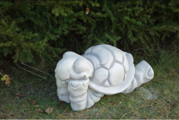 Garten Schildkröte Dekoration Terrasse Stein Figur Deko Statue
