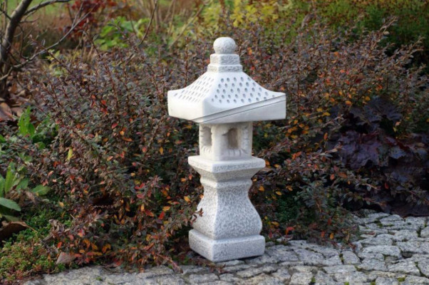 Japanischer Garten Haus Dekoration Statue Figuren Figur Weiß Natur Statuen