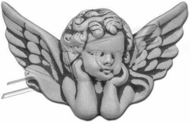 Grabschmuck Grab Stein Dekoration Engel Figur Skulptur Gott Heilig