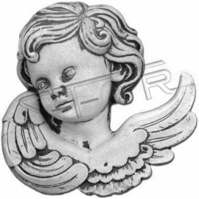 Grabschmuck Grab Stein Dekoration Engel Figur Skulptur Natur Weiß Gott