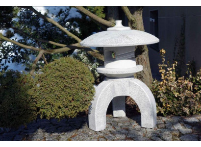 Japanischer Garten Haus Natur Dekoration Statue Figuren Figur Weiß Statuen