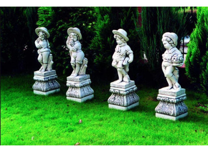 Junge 70cm Skulptur Design Figur Statue Garten Figuren Statuen