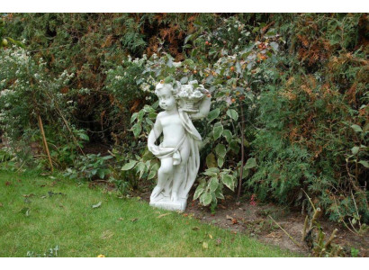 Natur Blumenkübel Pflanz Kübel Dekoration Garten Blumentöpfe Vasen Figur