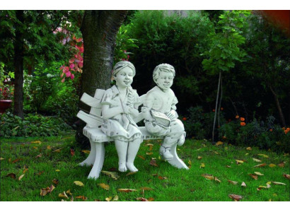 Junge Sitzende Figur Statue Figuren Skulptur Dekorative Statuen Garten