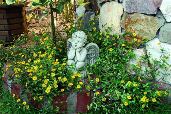 Grabschmuck Grab Stein Deko Dekoration Engel Figur Skulptur Gott Heilig