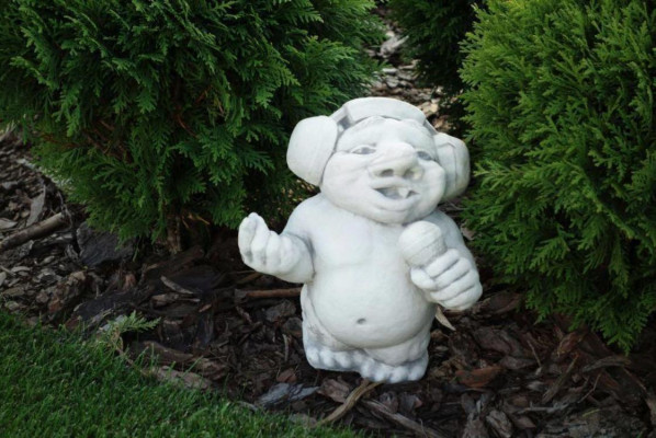 Schweinchen Poroschenko Figur Skulptur Figuren Statue WC Toiletten
