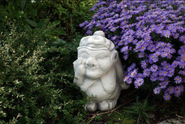 Troll 36cm Skulptur Design Figur Statue Garten Figuren Statuen