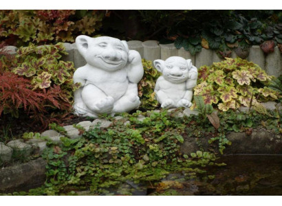 Troll 18cm Skulptur Design Figur Statue Garten Dekorative Figuren Statuen
