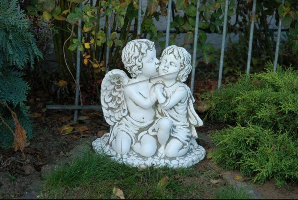 Grabschmuck Deko Grab Stein Dekoration Engel Figur Skulptur Gott Heilig
