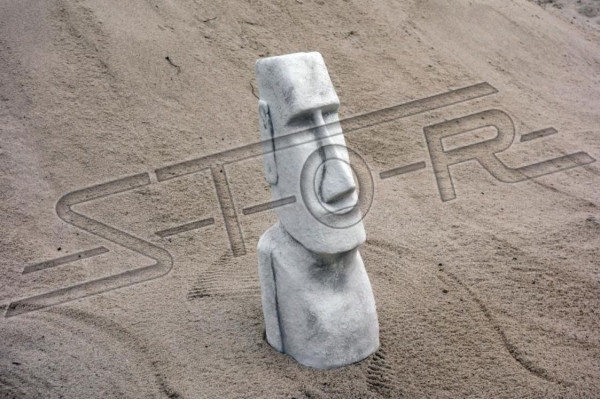 Moai Statue Skulptur Figur Designer Garten Terrasen Deko Skulpturen
