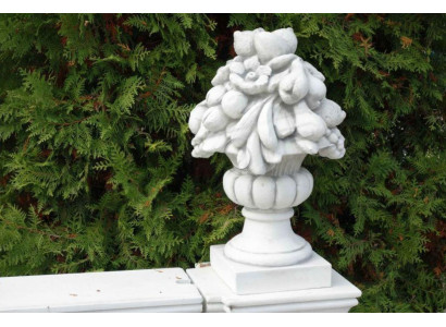 Säulen Statue Sockel Kopf Abdeckung Säule Antik Stil Garten Deko Statue