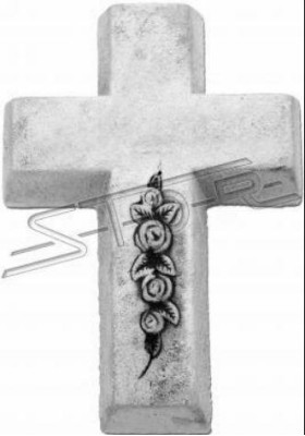 Grabengel Kreuz Grab Deko Klassisch Grabschmuck Stein Dekoration Statue