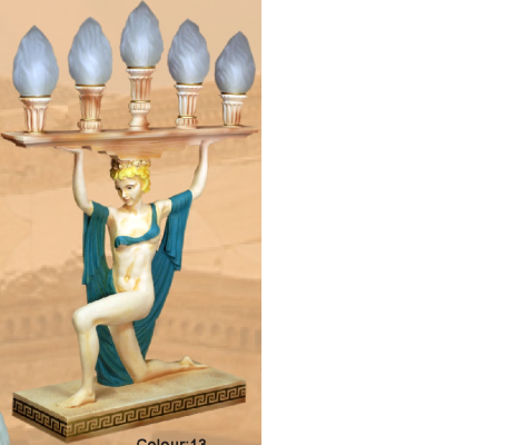 Design Griechische Tischlampe Lampe Leuchte Lampen Dekolampe Beleuchtung 6925