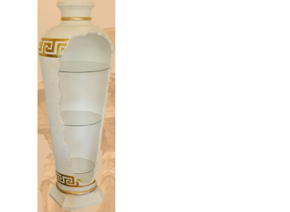 Design Bar Vasenbar Regal Glas Leuchte Vase Schrank Vitrinen 6966 Neu