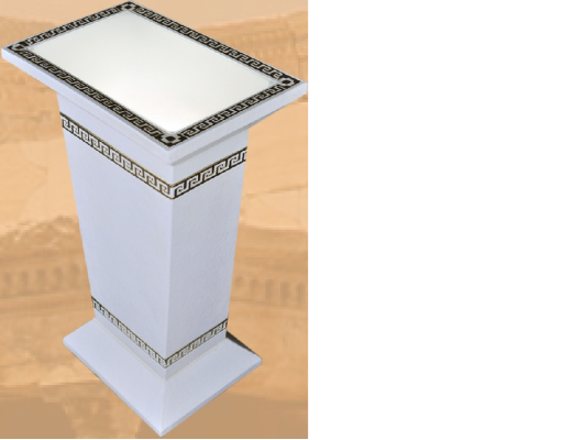 Design Leuchten Leuchte Lampe Säule Decolampe Beleuchtung 6927 Säulen Medusa