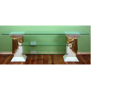 Design Vitrine Regal Glas Säule Schrank Vitrinen Regale Schrank Wohnzimmer 1862