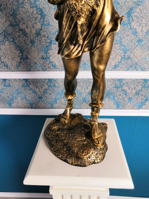 Diana Göttin Bogen Pfeil XXL Designer Statue Skulptur Figur Statuen Dekoration