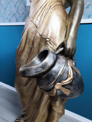 Stehleuchte Lampe Leuchte Statue Figur Skulpturen Skulptur Statuen Standlampe