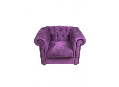 Chesterfield Sessel Couch Polster 1 Sitzer Samt Design Couchen Sofas