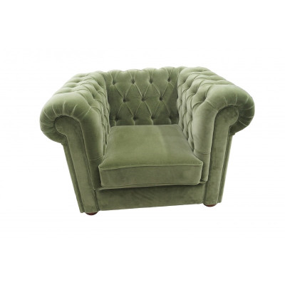 Chesterfield Sessel Couch Polster 1 Sitzer Samt Design Couchen Sofas
